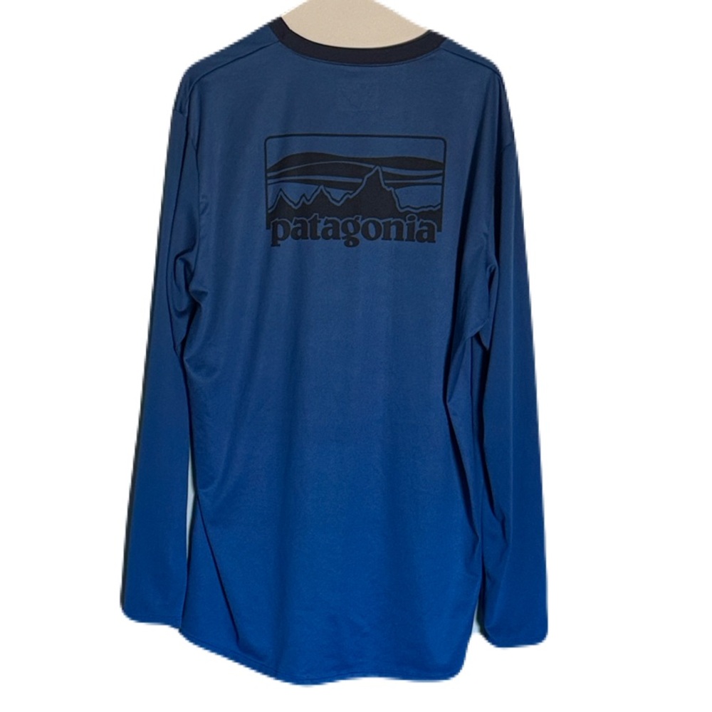 Patagonia Capilene Performance Baselayer Men's Size XL Deep Blue Long Sleeve